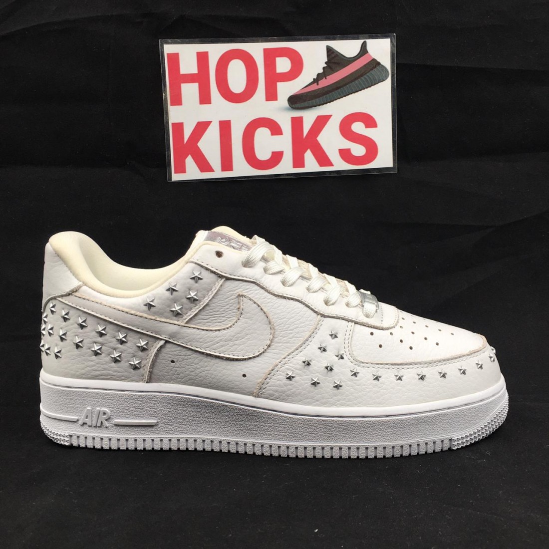 nike air force 1 studded white